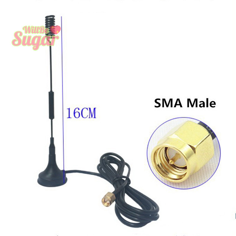 [WillBesugarT] เสาอากาศ 12 dbi 433Mhz SMA Male พร้อม [ใหม่]