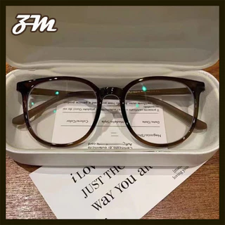 เฟรมใหญ่เบามาก -50~400° 👓แว่นสายตาสั้น👓 กรอบแว่นตา HD ป้องกันแสงสีฟ้าสำหรับผู้หญิง แว่นสายตา 537