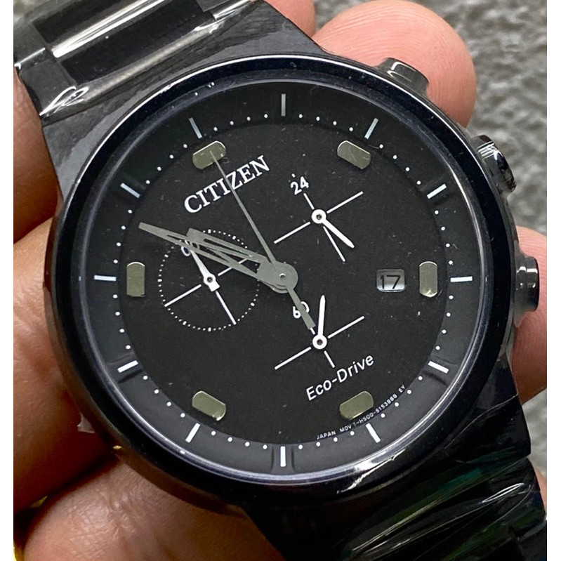 นาฬิกาข้อมือ Citizen Eco-Drive Gents Watch Black Dial AT2405-87E