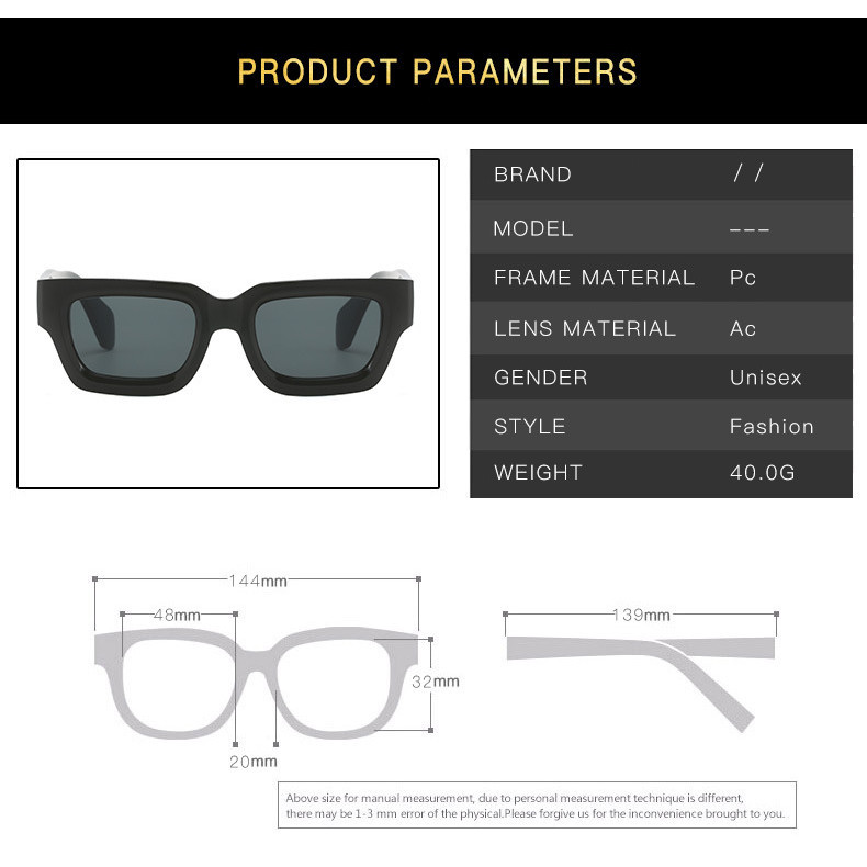 【ขายส่ง】COD (San9) แว่นตากันแดด ขากว้าง ลายหินอ่อน สไตล์เกาหลีย้อนยุค UV400 - รูปที่ 3
