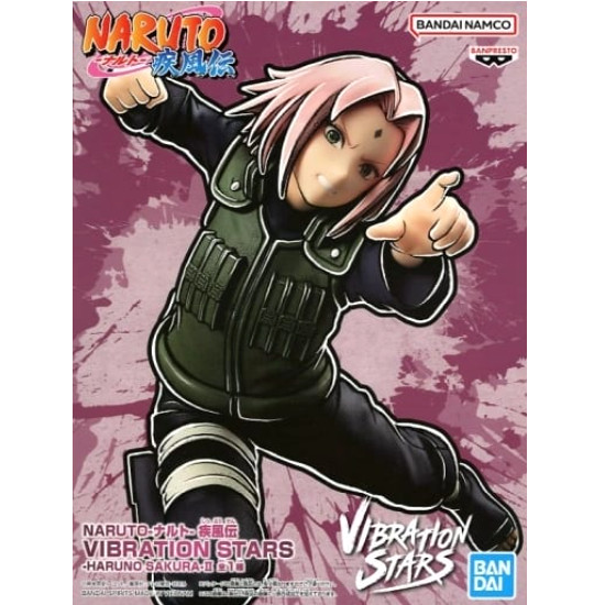 Figure Sakura Haruno NARUTO Shippuden VIBRATION STARS ของแท้จากญี่ปุ่น