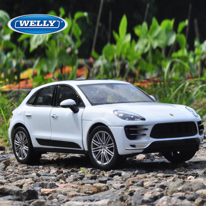 Willie welly1: 24 Porsche MACAN รถจําลองโลหะผสมรุ่นเครื่องประดับคอลเลกชันของขวัญ