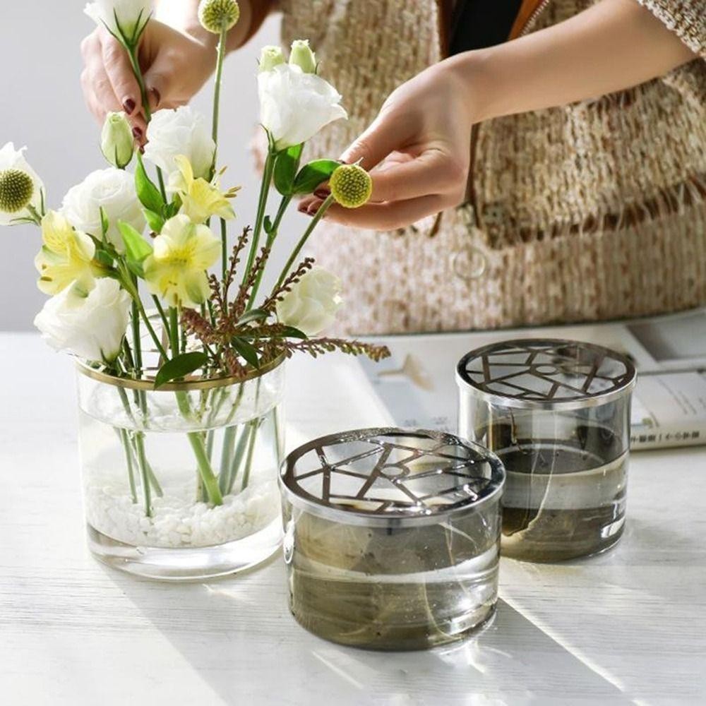 Janfat ฝาช่อดอกไม้ โลหะ ใช้ซ้ําได้ สําหรับจัดดอกไม้ - รูปที่ 5