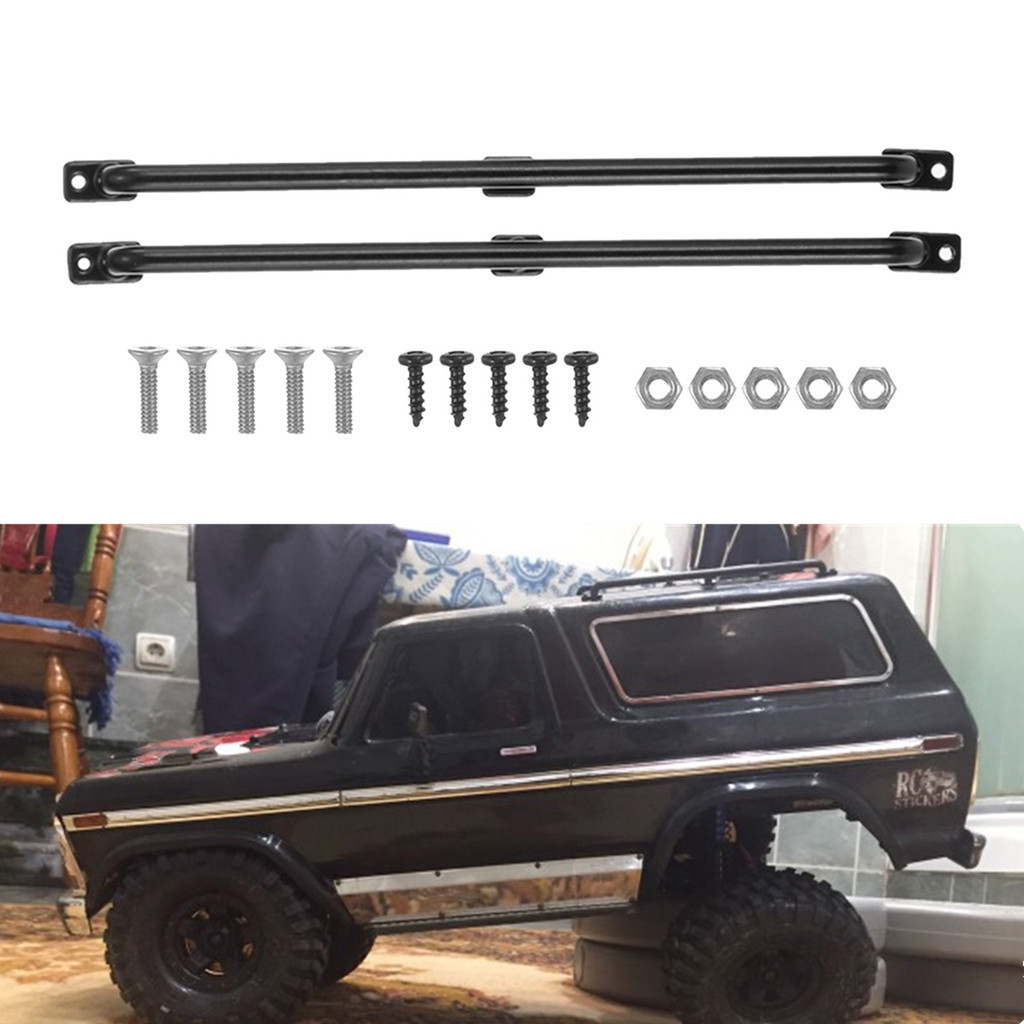 [Virgil.th] ราวจับโลหะ สําหรับรถไต่หินบังคับ 1/10 TRX-4 TRX4 Axial SCX10 90046 2 ชิ้น