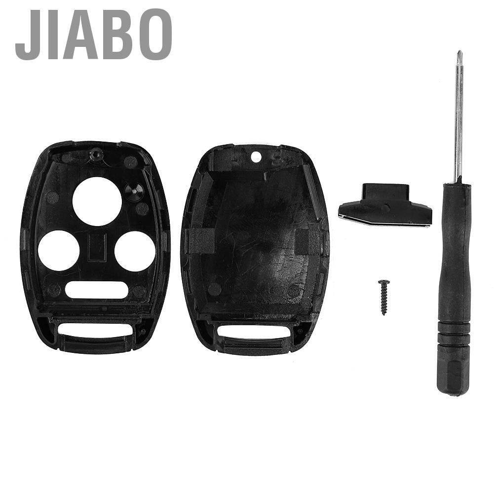 Jiabo Remote Key Fob Uncut Shell Case Fits For Honda Accord 2003 2004 2005 2006 2007 2008
