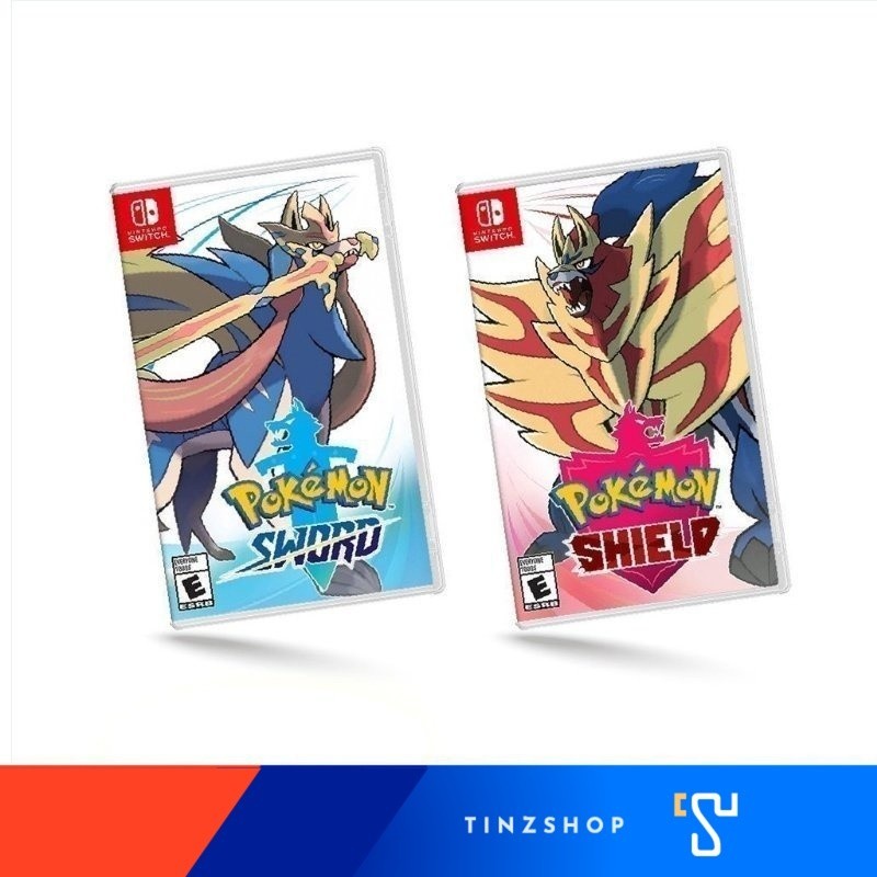 Nintendo Switch Pokemon Sword & Pokemon Shield Zone Asia English เกมขายดี 2019