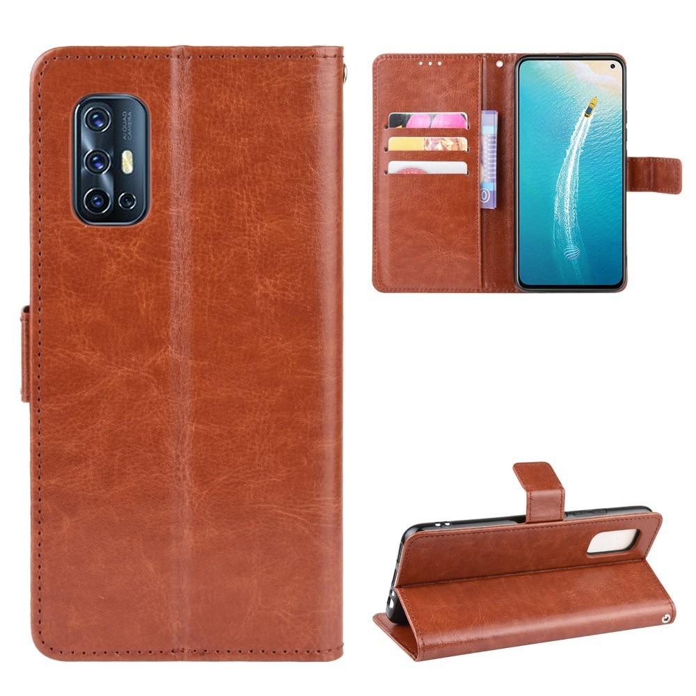 เคสโทรศัพท์มือถือหนัง PU ฝาพับ พร้อมช่องใส่บัตร ตั้งได้ สําหรับ VIVO V19 Neo V19Neo V17