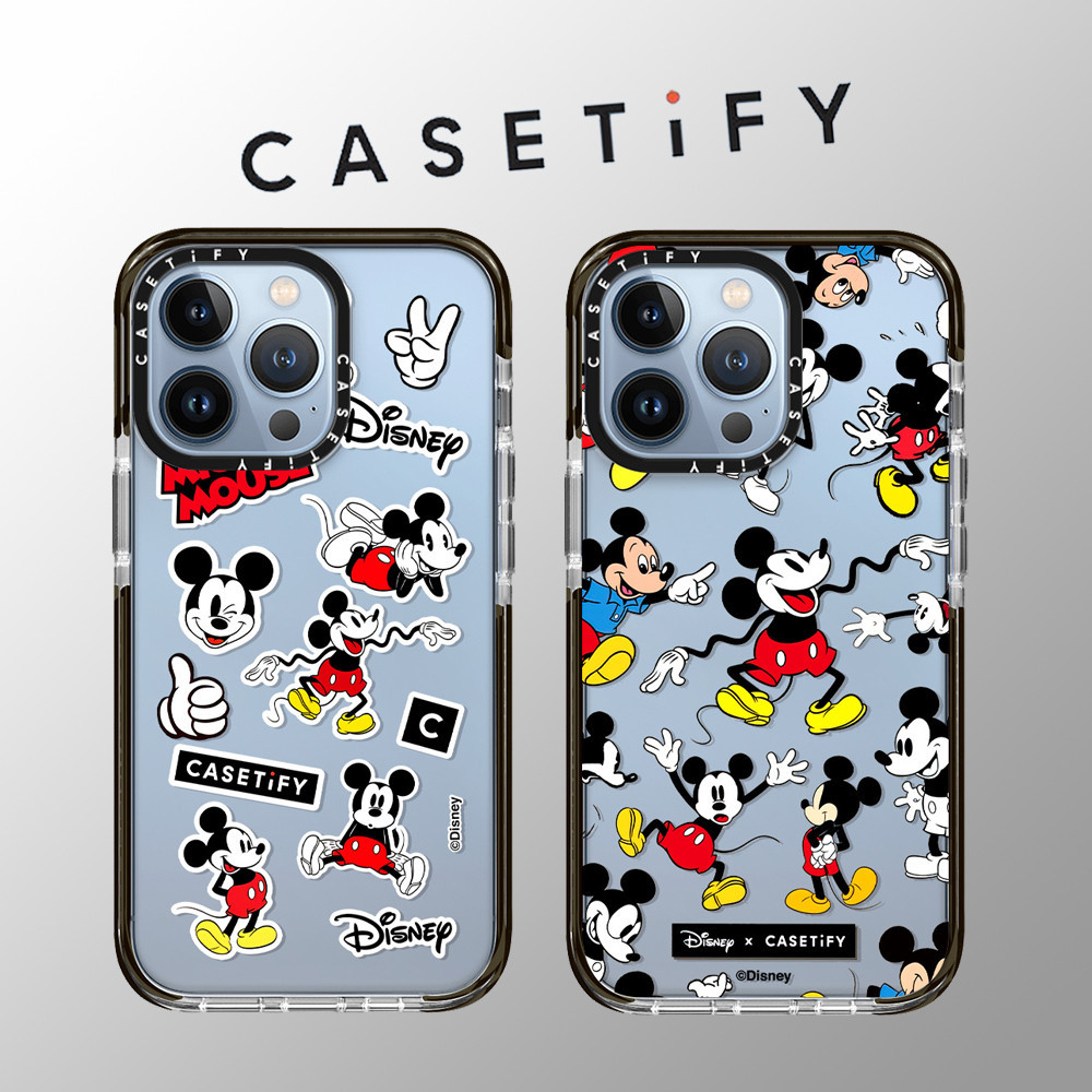 Casetify เคสป้องกันโทรศัพท์มือถือ TPU แบบนิ่ม ลายการ์ตูนหนู กันกระแทก สําหรับ iPhone 15 Pro Max 14 ProMax plus 13 12 12Pro 12PM 11 11PRO XR