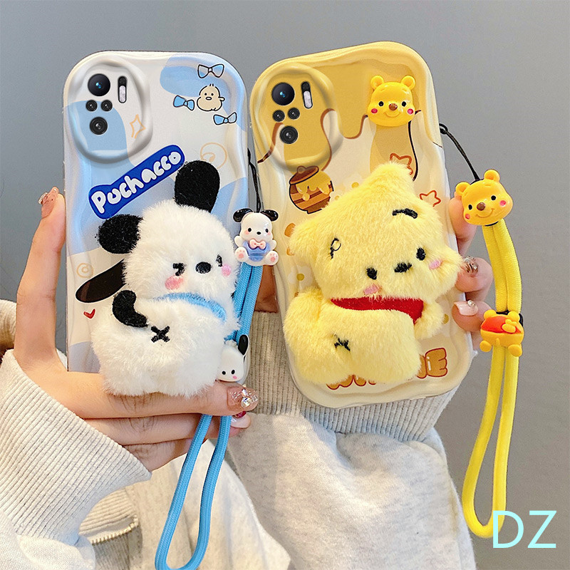 เคส Redmi NOTE 10 NOTE 10S กรณีโทรศัพท์มือถือ ตุ๊กตาน่ารัก สร้อยข้อมือ TYMR