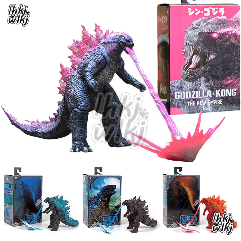 ใหม่ โมเดลฟิกเกอร์ The New Empire Action Figure Godzilla × Kong Godzilla NECA ของเล่น ของขวัญ สําหรับเด็ก 2024