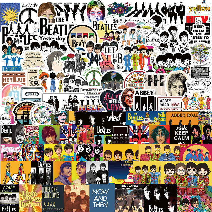 100 ชิ ้ น/ชุด ❉ วงร ็ อค สติ ๊ กเกอร ์ เดอะบีเทิลส ์ ❉ Diy กันน ้ ําแฟชั ่ น Doodle Decals สติกเกอร ์