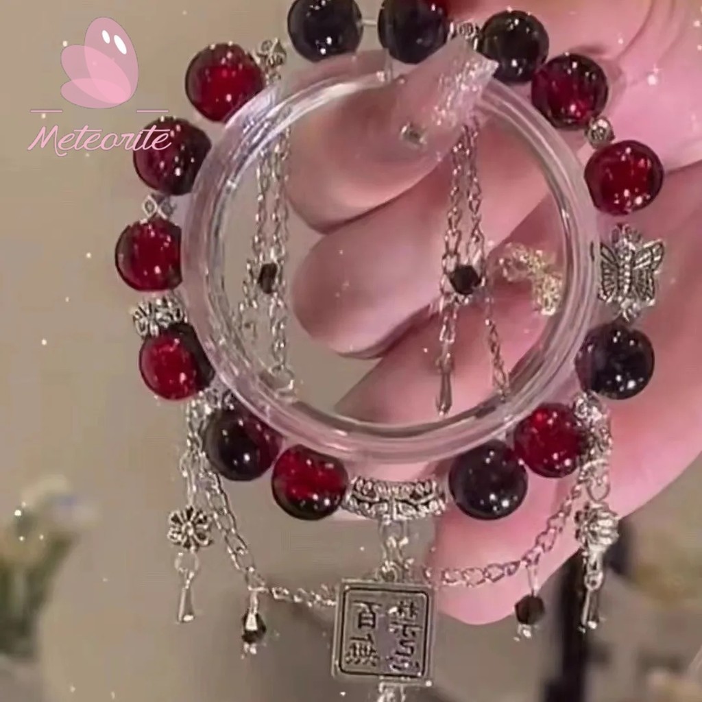 เครื่องประดับ สร้อยข้อมือ สายโซ่ จี้ลูกปัด ลายอนิเมะ Tian Guan Ci Fu Elagant Blessing สไตล์วินเทจ สําหรับเด็กผู้หญิง
