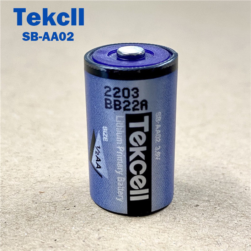 Tekcell SB-AA02 3.6V 1/2AA ขนาด LS14250ER14250 แบตเตอรี่ ถ่าน มีแจ็ค ขาลงปริ้น ดั้งเดิม