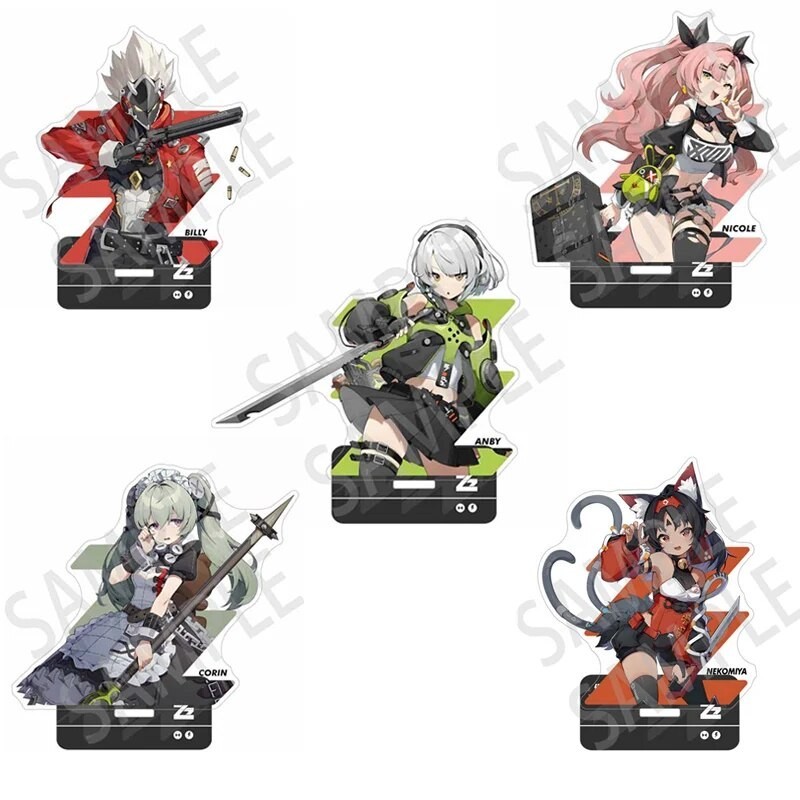 Zenless Zone Zero Standee รุ่น Hoshimi Miyabi Corin Wickes Billy Nicole Demara Study มุมอุปกรณ์ตกแต่