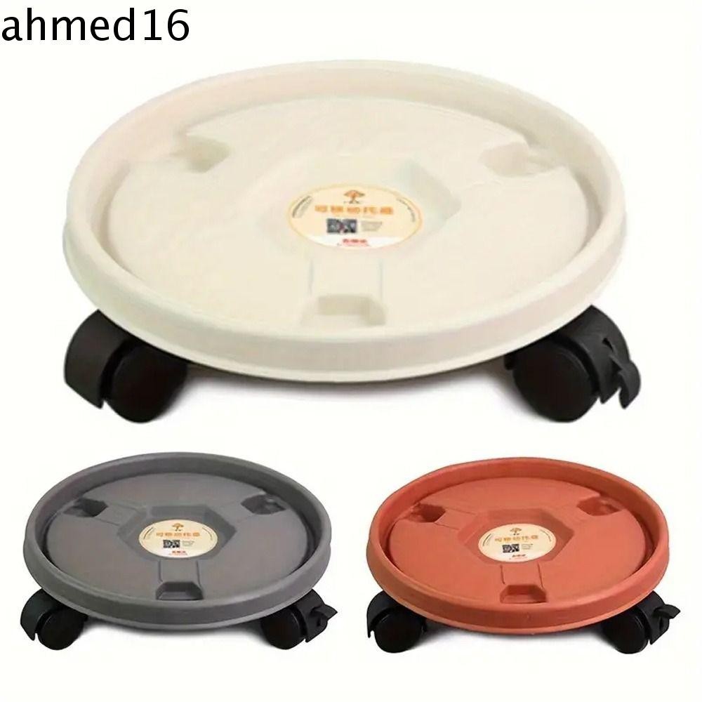 Ahmed ขาตั้งกระถางต้นไม้ ทรงกลม พลาสติก ขยับได้ สําหรับปลูกต้นไม้