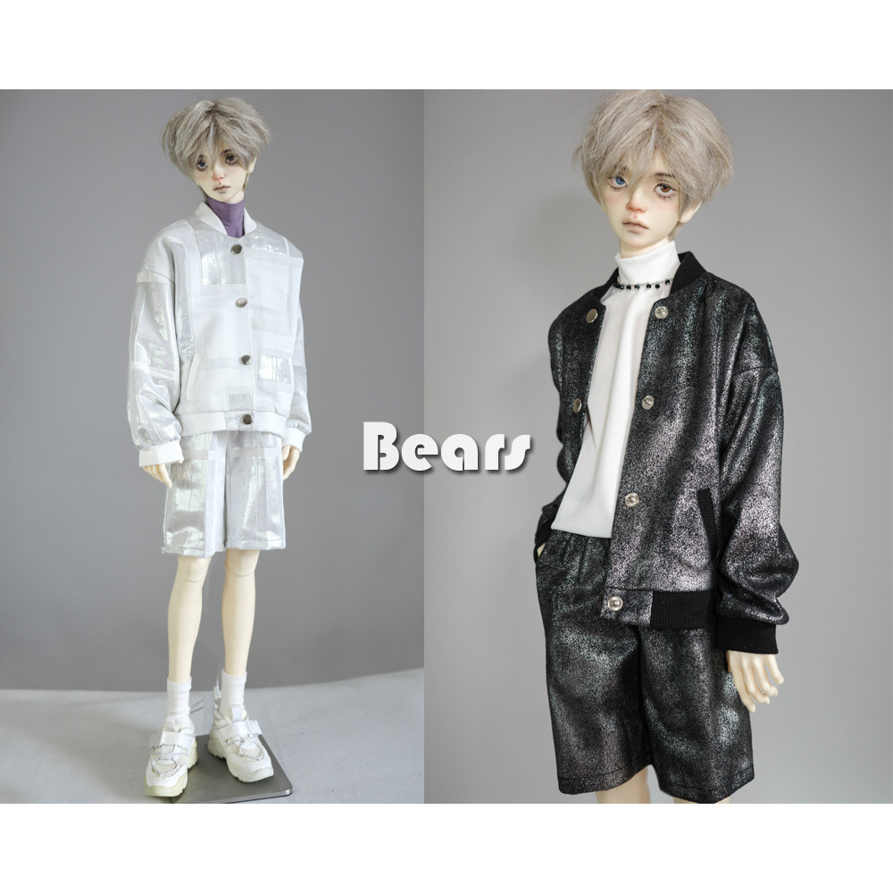 เสื้อผ้าเด็ก BJD A454 Future Sense เสื้อเบสบอลชุด 2 จุดที่ถอดออกได้ 1/4 & 1/3 & ลุง ID75