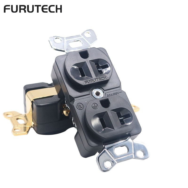 Japan Furutech ซ็อกเก็ตนาโน GTX 20A125V พลังงานสูง 2 บิต คุณภาพสูง