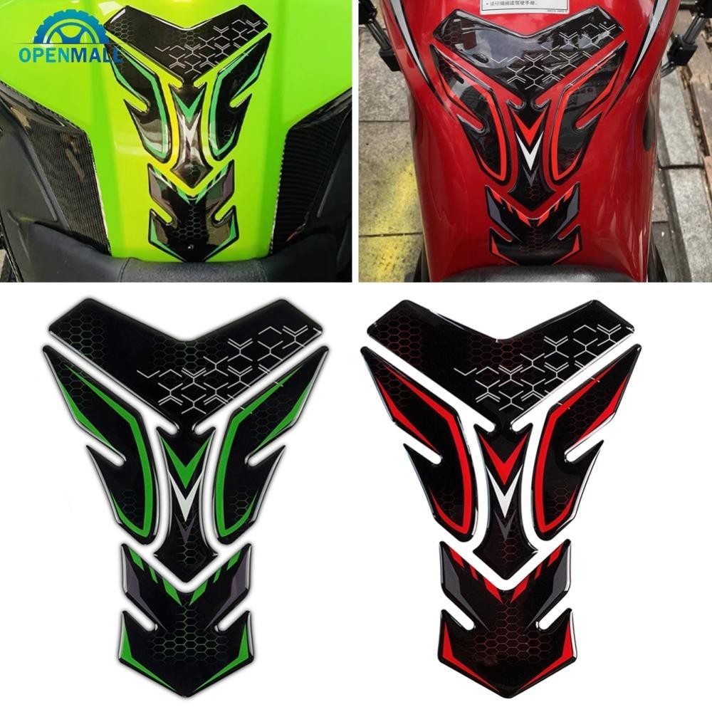 Openmall สติกเกอร์ติดถังน้ํามันรถจักรยานยนต์ 3D อุปกรณ์เสริม สําหรับ Kawasaki Ninja400 Z900 Z1000 ZX10r ER6n Versys 650 F6I5