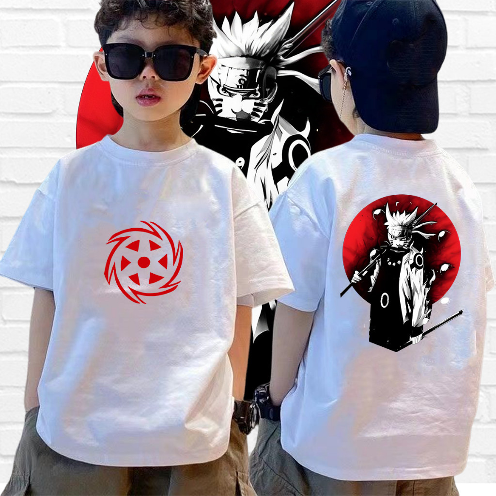 HOT🔥 เสื้อนารูโตะ  Naruto เสื้อยืดเด็ก พร้อมส่ง  akatsuki T-Shirt 👕