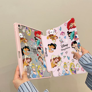 ใหม่น่ารัก Disney Running Princess Apple iPad 10th Generation พับเหมาะสําหรับ iPhone air6 เคสแท็บเล็ต pro2024 Apple iPad เคสไอแพด air6 ไอแพดเจน11 เคสไอแพด air4 เคส ipad gen9 เคส ipad case ipad gen 10 case ipad air5 เคสไอแพดเจน11 case ipad air 6 ปากกา
