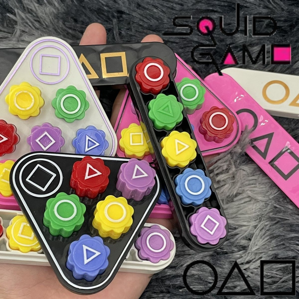 ของเล่น squid game sieve game Gonggi Game squid game the same toy catch stone Valentine's Day party 