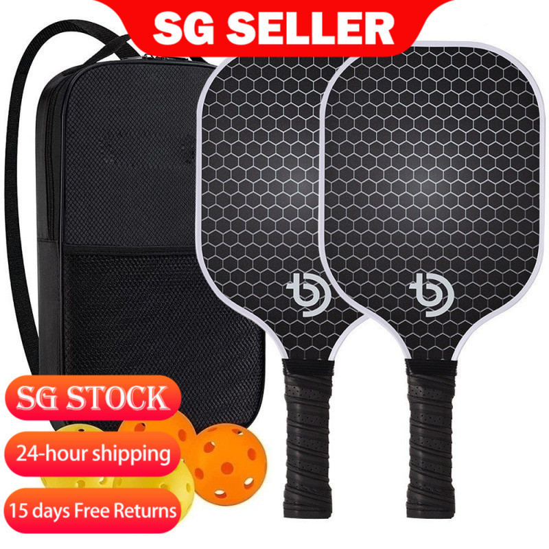 SG stock Fast Shipping ชุดพาย Pickleball พร้อมไม้แบดมินตัน สําหรับผู้ชายและผู้หญิง 9999 JR6F