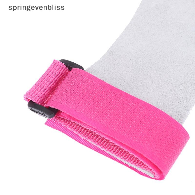 Springevenbliss 1 ชุดยิมนาสติก Grips สายรัดข้อมือชุดน้ําหนักออกกําลังกายถุงมือสําหรับสาวเยาวชนเด็กยิมนาสติกบาร์ปาล์มป้องกันข้อมือสนับสนุน Springevenbliss - รูปที่ 4
