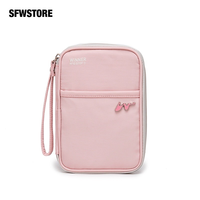 ShopAt.Two[A8138] กระเป๋าพาสปอร์ต กระเป๋าใส่หนังสือเดินทาง ป้องกัน RFID