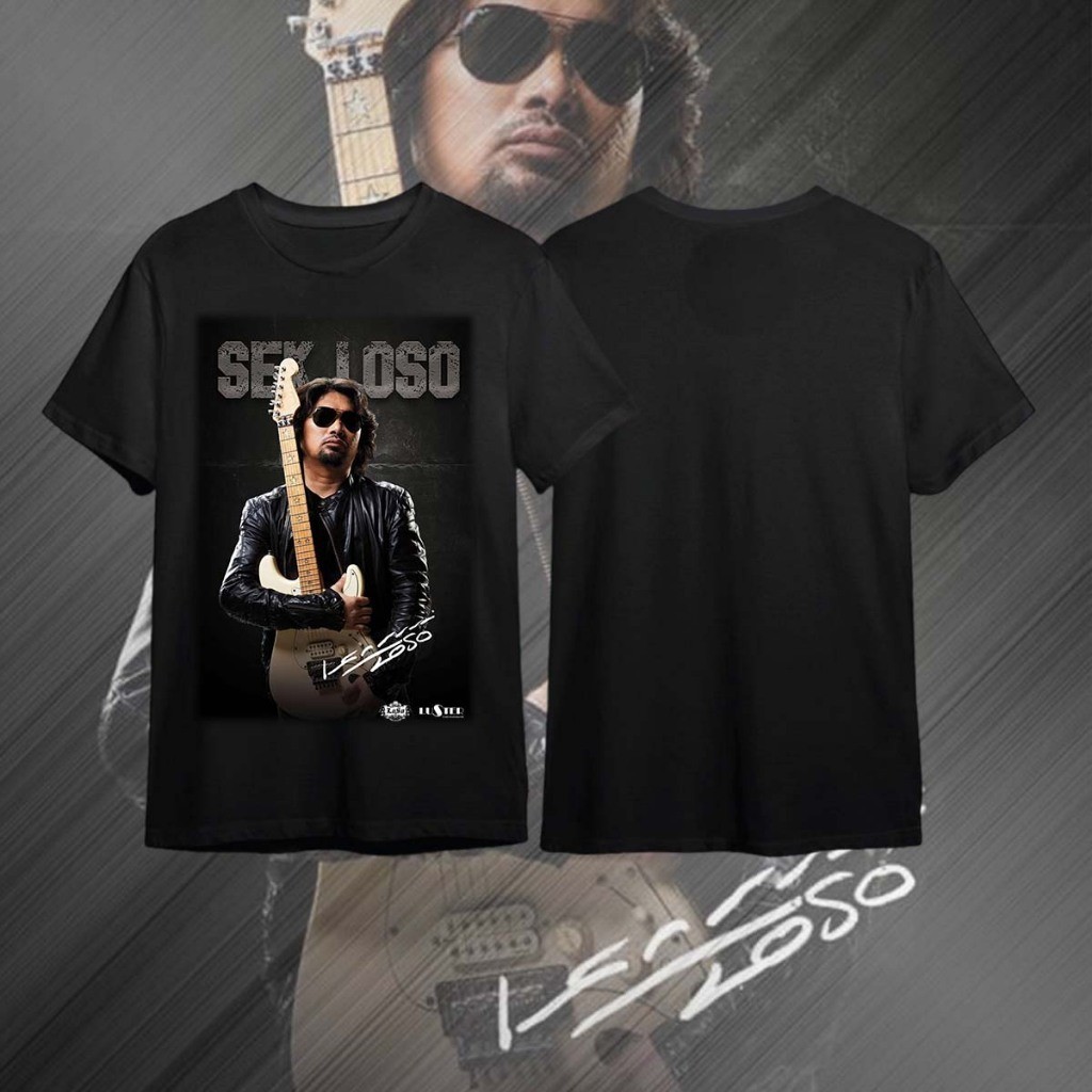 【พร้อมส่ง】 Sek Loso 28th เสื้อยืดวงร็อกเกอร์ S-5XL เสื้อยืดคอตตอน