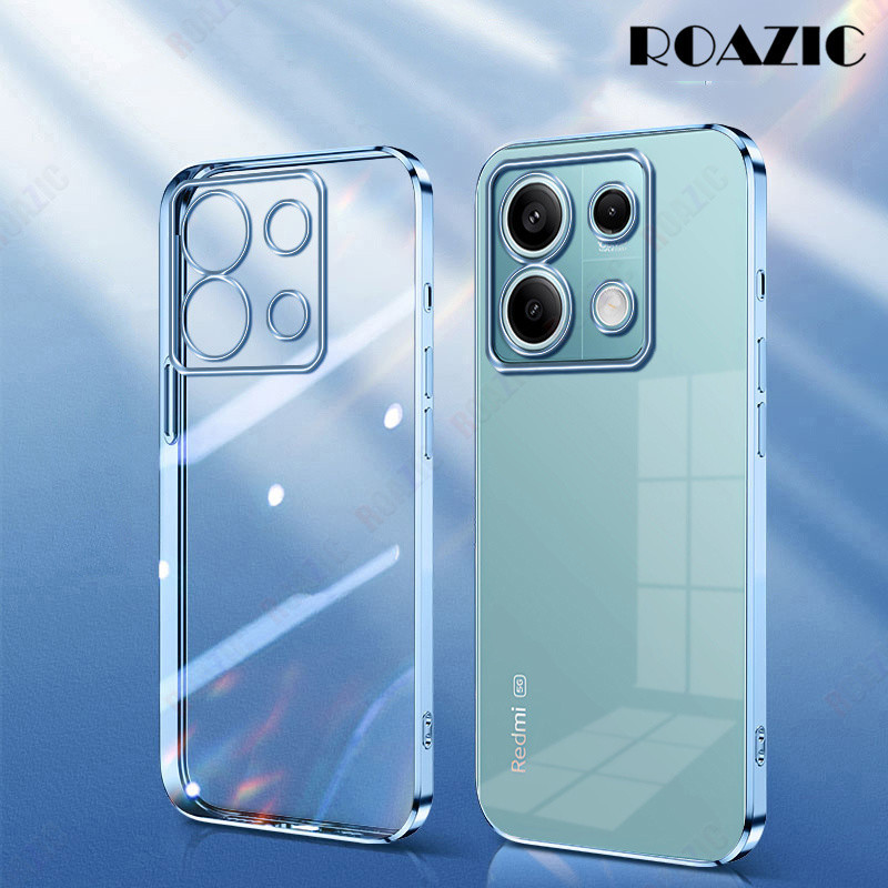 เคสโทรศัพท์มือถือ ซิลิโคนนิ่ม ใส กันกระแทก หรูหรา สําหรับ Redmi Note 13 5G Note 13 Pro 5G Note 13 Pro+ 5G