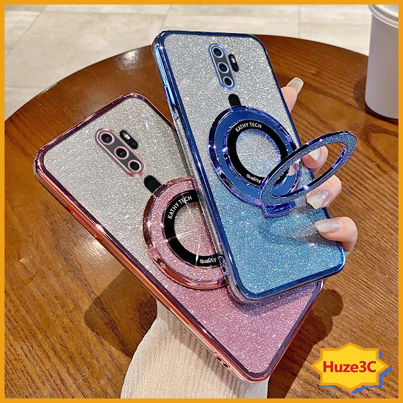 เคส OPPO A5 2020 A9 2020 A15 A15S A16 A16K A54 A57 2022 A77S A18 A38 A58 เคสโทรศัพท์มือถือ แบบพับได้ พร้อมขาตั้ง สําหรับ ZJSF