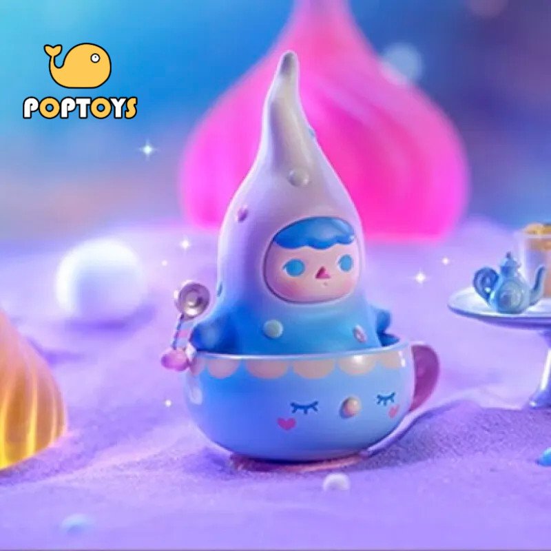 POPTOYPOPMARTPopmart Pucky ชุดปาร์ตี้น้ําชาสัตว์ สไตล์ซ่อนคอนเฟิร์มรุ่น PUCKY ของเล่นศิลปะ