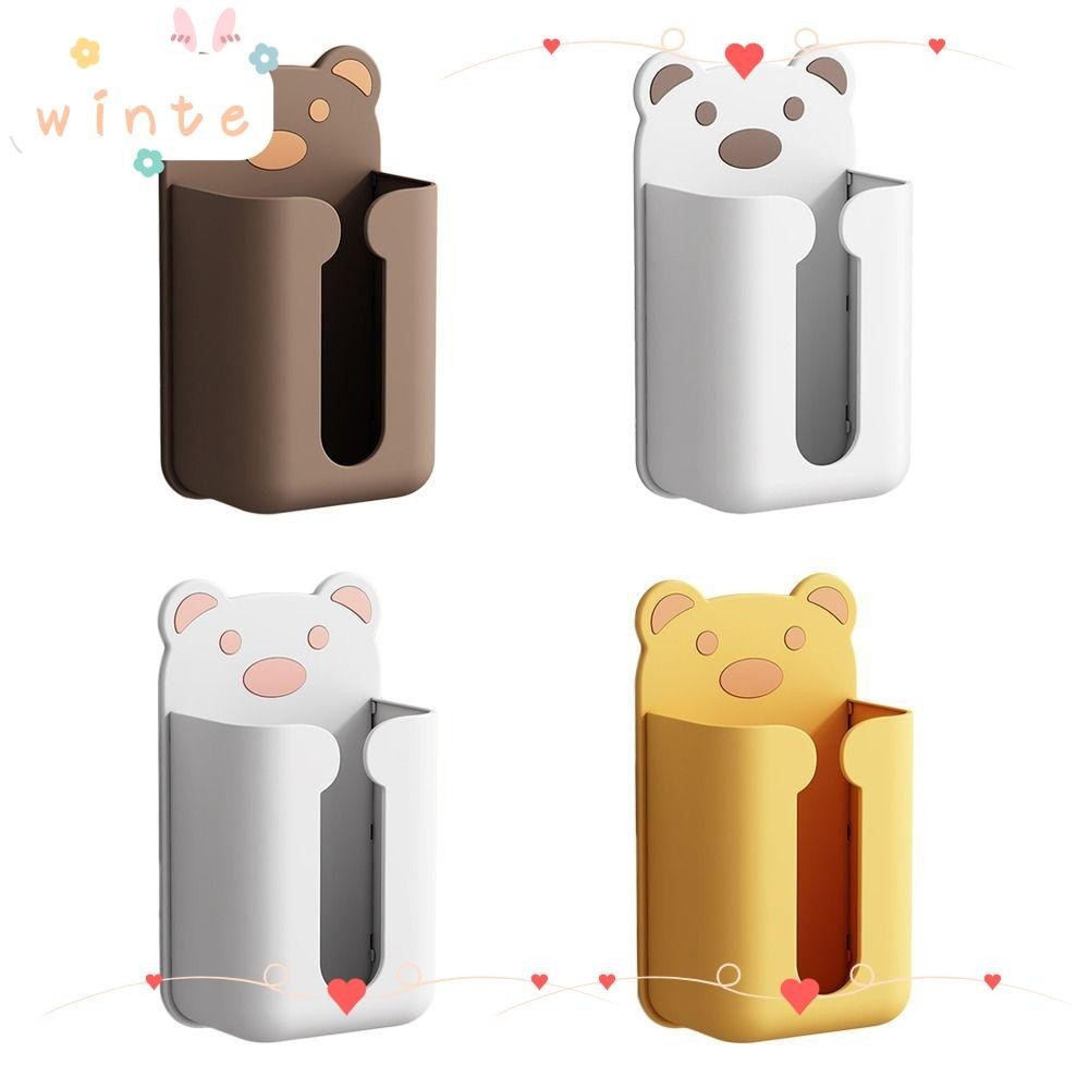 Winte กล่องทิชชู่ติดผนัง ลายการ์ตูน ประหยัดพื้นที่ ถอดออกได้ 1 ชิ้น