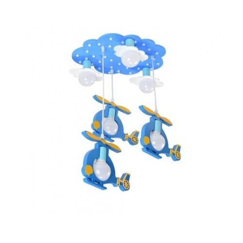 room_shop101 EILON โคมไฟแขวนแฟนซี รุ่น MD8311 สีฟ้า