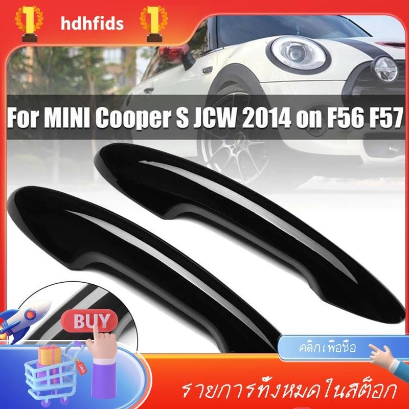 ฝาครอบมือจับประตูด้านนอก สีดําเงา สําหรับ BMW MINI Cooper R50 R52 R53 R55 R56 R57 R58 R59 R61