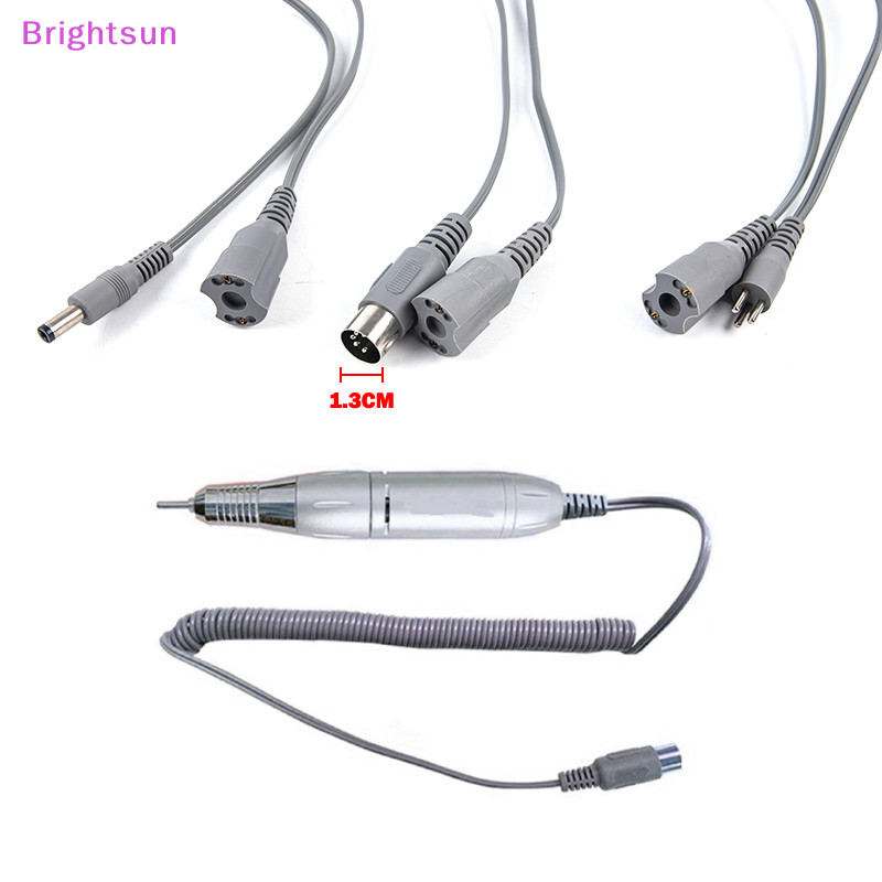Brightsun 30000RPM สายเคเบิลพาวเวอร์สว่านไฟฟ้า แข็งแรง อุปกรณ์เสริม สําหรับตกแต่งเล็บ