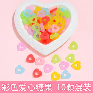 [10 ชิ้น] ครีมกาว กิ๊บติดผม diy เคสโทรศัพท์ ครีมกาว เคสโทรศัพท์ ผสมน้ําตาล ไล่ระดับ หมีรัก ดาว diy ครีมกาว เคสโทรศัพท์ วัสดุทําเครื่องประดับ เรซิน อุปกรณ์เสริม