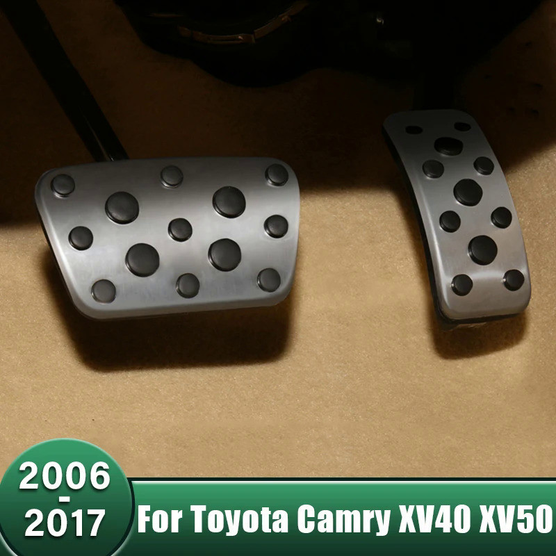แผ่นเหยียบคันเร่งรถยนต์ อุปกรณ์เสริม สําหรับ Toyota Camry XV40 XV50 2006-2017 XV70 2018-2023