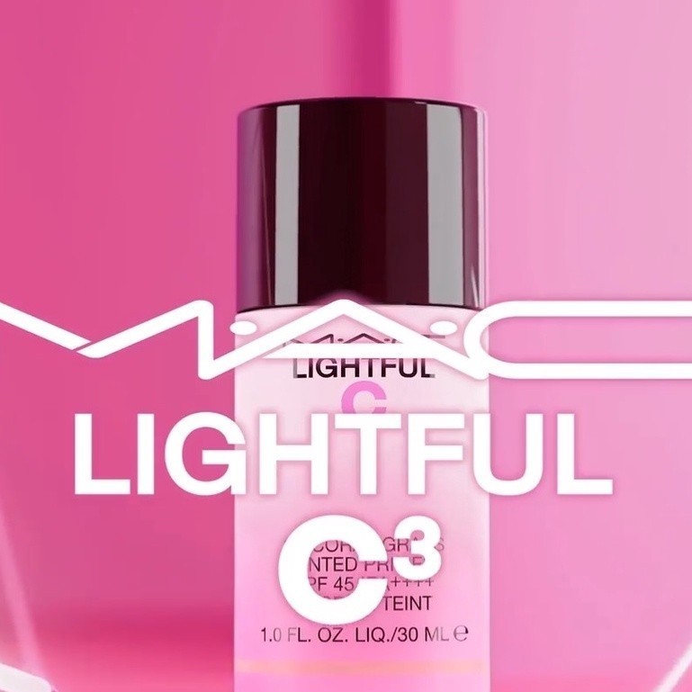 ส่งไว แบ่งขาย ไพรเมอร์รุ่นใหม่C3 MAC LIGHTFUL C + CORAL GRASSTINTED PRIMER SPF45/PA++++