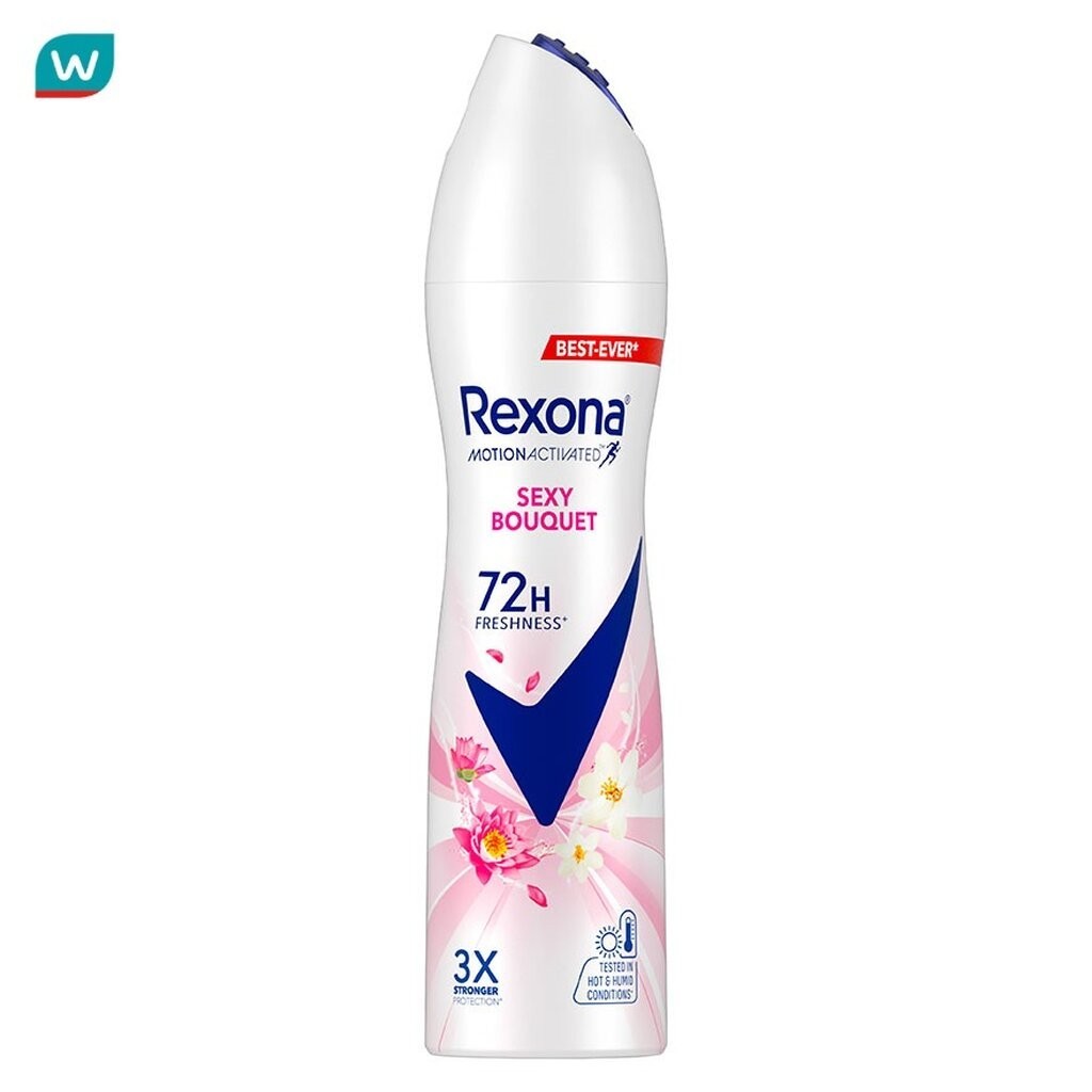 Rexona เรโซนา สเปรย์ เซ็กซี่ บูเก้ แอนติเพอสไปแรนท์ 135 มล. สเปรย์ลดเหงื่อระงับกลิ่นกาย