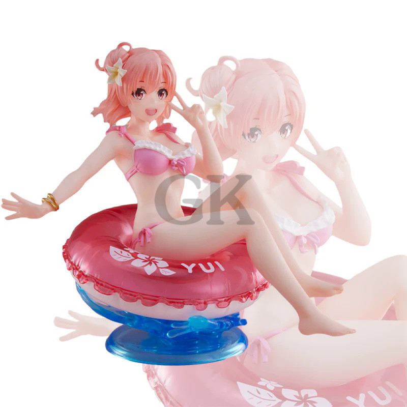 GK Anime After All My Youth Romantic Comedy Is Wrong Figure Swimsuit Yuigahama Yui Yukinoshita Yukino Model PVC Toys Gif