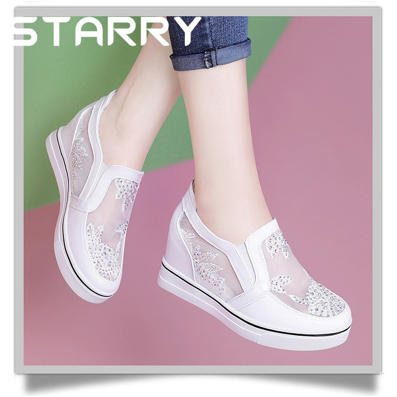 STARRY รองเท้าผ้าใบ 2023 รองเท้าวิ่ง HOTSALE แบบ พก พา ยืดหยุ่น ทันสมัย กีฬาและแฟชั่น FYD23C0GVF 9Z240229