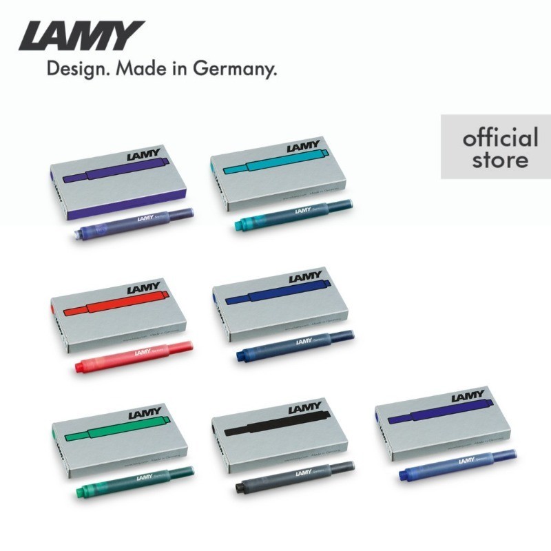 ตลับหมึก Lamy Giant T10 สําหรับปากกาหมึกซึม - แพ ็ ค 5 ชิ ้ น