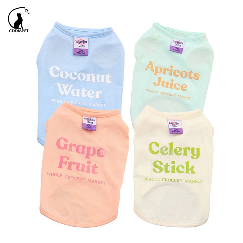 【CDDMPET】เสื้อผ้าสุนัข แมว ขนาดเล็ก กลาง ระบายอากาศ ชิวาวา เฟรนช์บูลด็อก เครื่องแต่งกาย