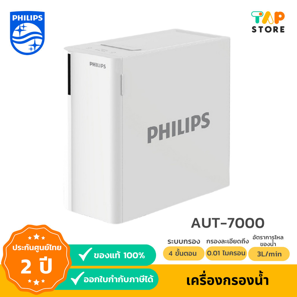 ไส้กรองนํ้า Philips AUT707/AUT731/AWP950  สำหรับเครื่องกรองน้ำรุ่น RO AUT7000 กำจัดไวรัสและแบคทีเรีย