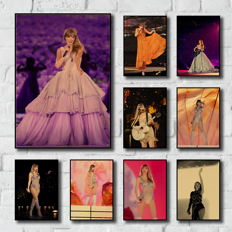 Taylor Swift แม่พิมพ์โปสเตอร์ สําหรับตกแต่งผนัง หอพัก คาเฟ่