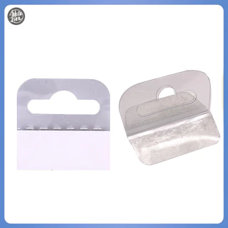 Wl| ใหม่ ตะขอแขวนกระเป๋า กล่องสินค้า ป้ายแท็ก PVC 100 ชิ้น