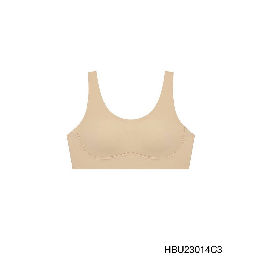 SABINA BRALESS | HABPY Pretty Perfect เสื้อชั้นในไม่มีโครง รหัส HBU23014C3 สีเนื้อเข้ม
