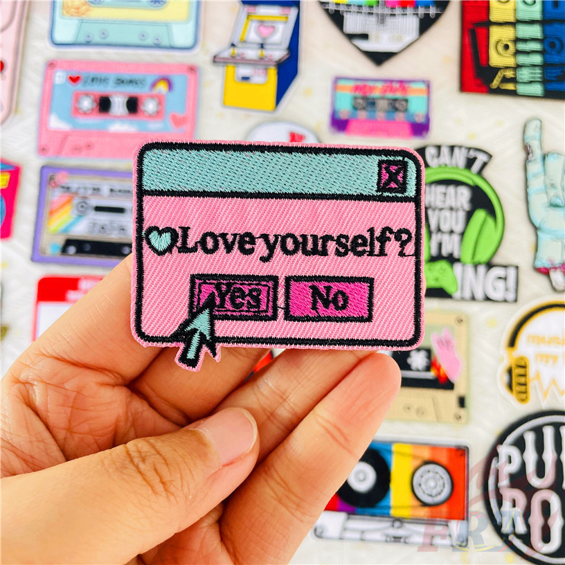 ☸ แผ่นแพทช์เหล็ก ลายศิลปะดนตรีร็อค สไตล์พังก์ร็อค ☸ แผ่นแพทช์รีดติดเสื้อ ปักลาย DIY 1 ชิ้น - รูปที่ 3