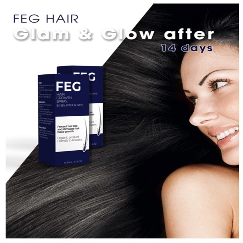 FEG Hair Growth Spray Nourishes Rapid Development and Prevents Hair Loss Control Treatment Serum Hair Care Hair Growth Liquid UT7Q